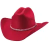 Chapeau Belong Together Feutre Laine Rouge - Bullhide