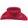 Chapeau Belong Together Feutre Laine Rouge - bullhide . Reference : 21309 | Chapellerie Traclet