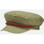 Olive Cotton Fiddler Sailor Cap - Brixton