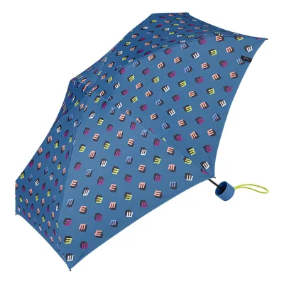 Mini Parapluie Bleu Lettré E - Esprit