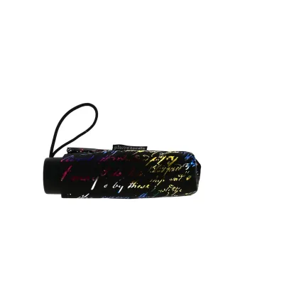METALLIC MANUSCRIPT MULTI-METALLIC Manual Mini Umbrella - Pierre Cardin Reference: 21341 | Chapellerie Traclet
