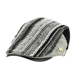 Striped Flat Cap - Traclet