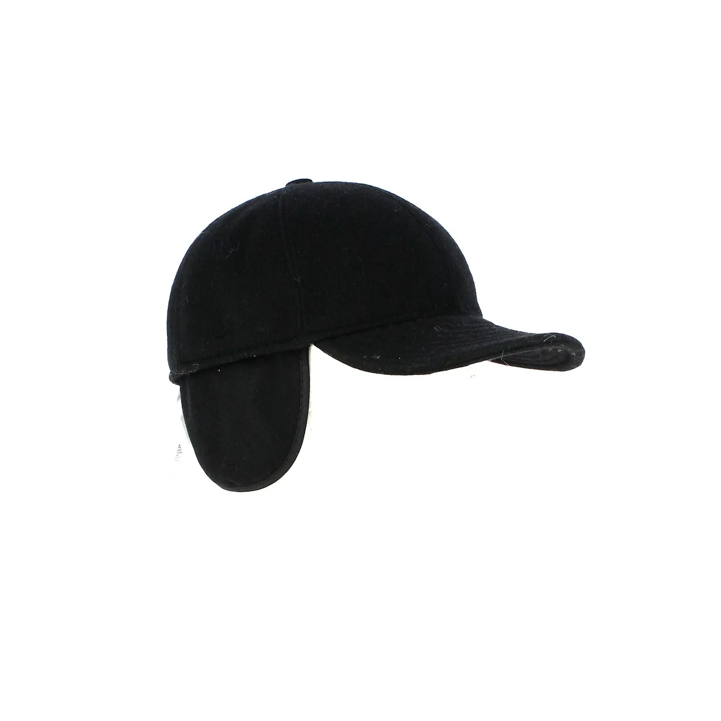 Casquette baseball noir avec cache oreilles - Teflon