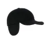 Casquette baseball noir avec cache oreilles - Teflon
