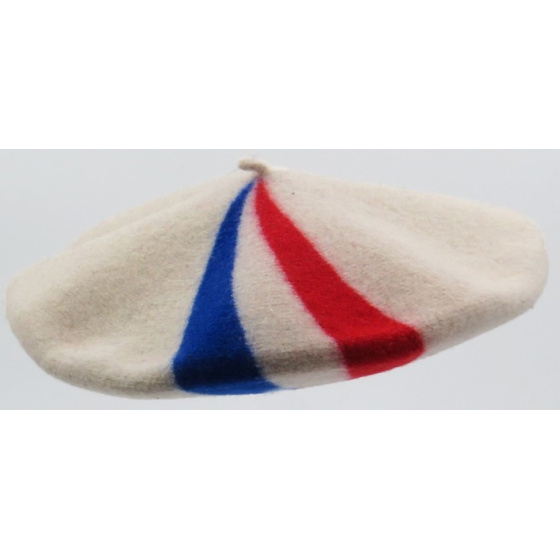 Béret Patriote Blanc Cassé - Le Béret Français Béret Patriote Blanc Cassé - Le Béret Français