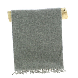 Grey Wool Scarf - Traclet