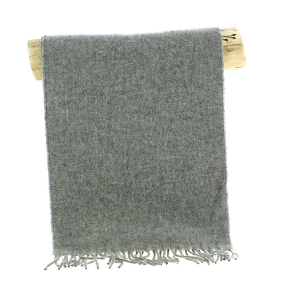 Grey Wool Scarf - Traclet