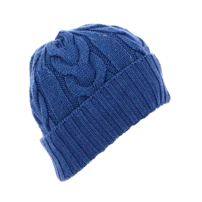 Bonnet TRECCE bleu- Marone  Reference :21280 | Chapellerie Traclet