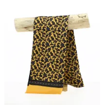 Yellow Leonard Silk Scarf - Traclet | Traclet Hat Shop