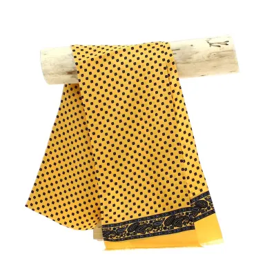 Yellow Silk Scarf for Men - Traclet