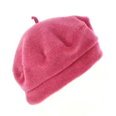 Candy Pink Fleece Basque Beret - Traclet - Reference: 21332 | Traclet Hat Shop