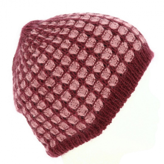 Bonnet 
Abeille Bicolore Angora Bordeaux - Traclet Bonnet 
Abeille Bicolore Angora Bordeaux - Traclet