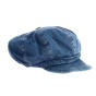 Blue Denim Newsboy Cap Cotton - Traclet