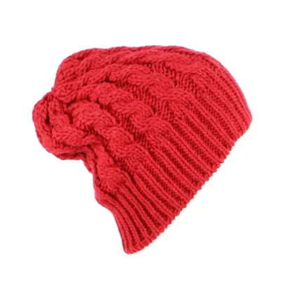 Long Florence Red Beanie - Traclet Reference: 21384 | Traclet Hat Shop