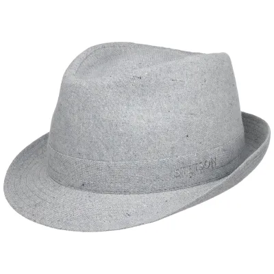 Chapeau Tissu Bleu Ciel Denim Coton- Stetson Reference : 21402 | Chapellerie Traclet