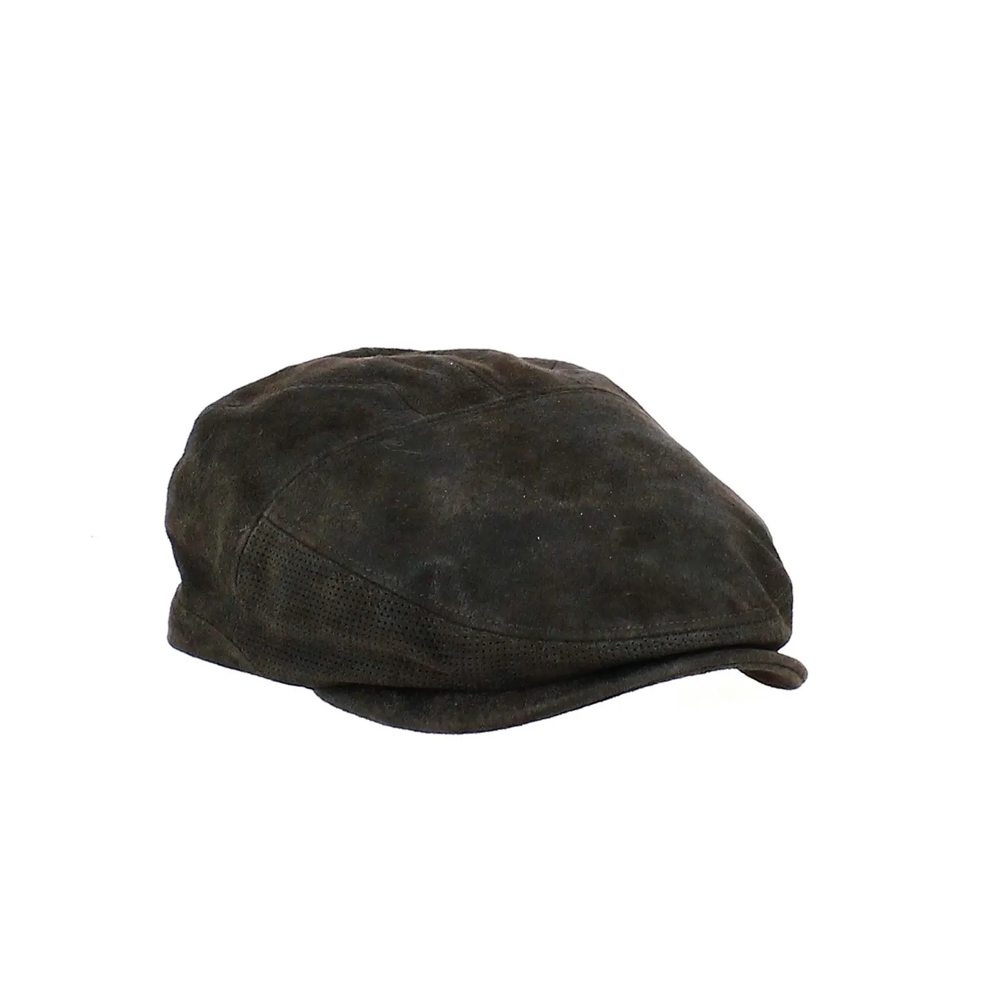 Casquette Plate Yonkers Cuir CHOCO - Aussie Apparel Reference : 21380 | Chapellerie Traclet