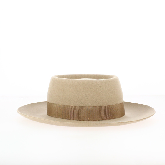 Chapeau Alsacien Beige- Forme Gambler