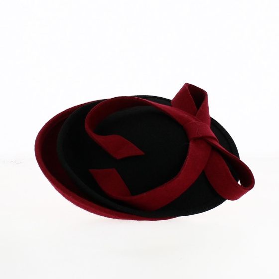 Chapeau Lana- Serre-tête Feutre Bicolore - Traclet
