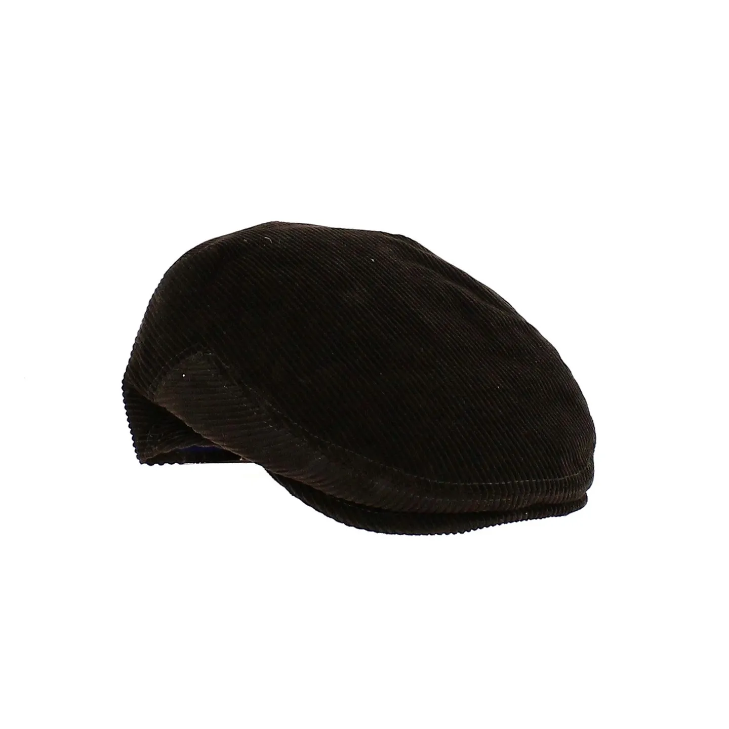 Brown Velvet Flat Cap Buster - Traclet Reference: 21379| Traclet Hat Shop