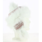 Toque Fausse Fourrure Blanc et Rose Cache oreilles- Starling