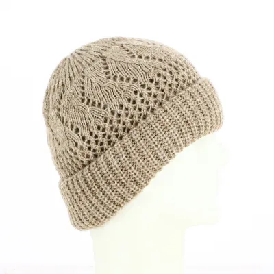 Pauline beige/camel beanie - Traclet  Reference: 21412| Chapellerie Traclet