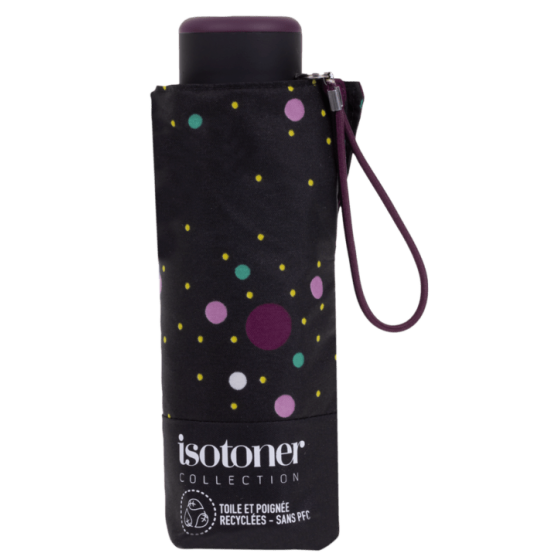 Parapluie Mini Ultra Slim pois contemporain - Isotoner