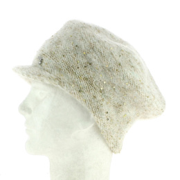 Women's Cap Melkiddy Beige Glittery - Vizio