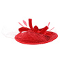Red Velvet Veil Ceremonial Hat
