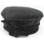 Fleece Beret with Coimbra Bow - Traclet