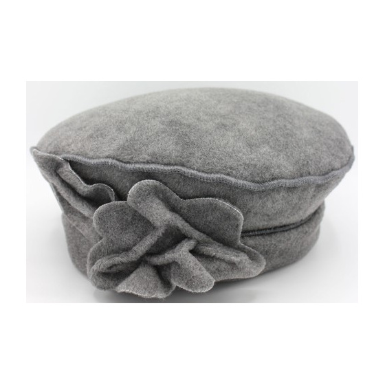 Fleece Beret with Coimbra Bow - Traclet