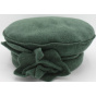 Fleece Beret with Coimbra Bow - Traclet