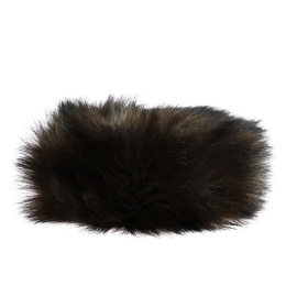 Courchevel Long Faux Fur Hat Brown - Traclet