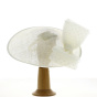 Amira Ivory Ceremony Hat - Traclet