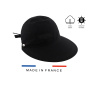 Camila Black Long Visor Cap UPF 50+ - Traclet