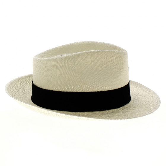 Chapeau Fedora Filo Panama Naturel - Fléchet