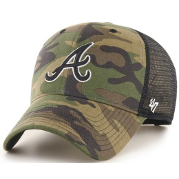 Atlanta Braves Camouflage Trucker Cap - 47 Brand
