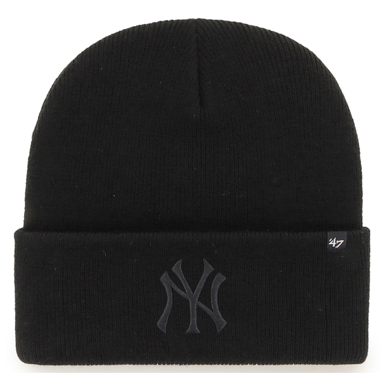 MLB NY Yankees Black Acrylic Beanie - 47 Brand