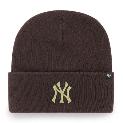 Bonnet MLB NY Yankees Acrylique Marron - 47 Brand