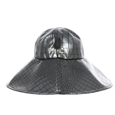 Women's Rain Wide Brim Hat URSULA Croco - Traclet Reference: 21487| Chapellerie Traclet