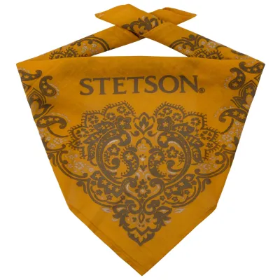 Bandana Fantaisie Coton Jaune - Stetson