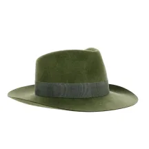 Khaki Wool Felt Fedora Hat - Traclet Reference: 21494 | Traclet Hatters