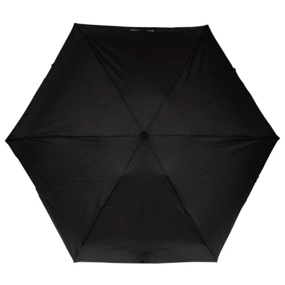 5-Section X-TRA Strong Black Umbrella with Manual Opening