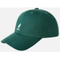 Casquette Washed Baseball Coton Verte - Kangol
