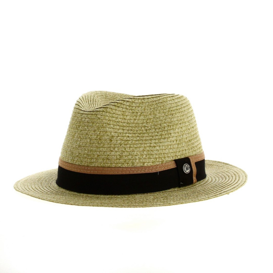 Chapeau Trilby Meridian Paille Papier Beige - Traclet
