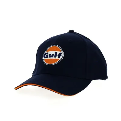 Gulf Blue & Orange Cotton Cap - Traclet Reference: 21507 | Traclet Hat Shop