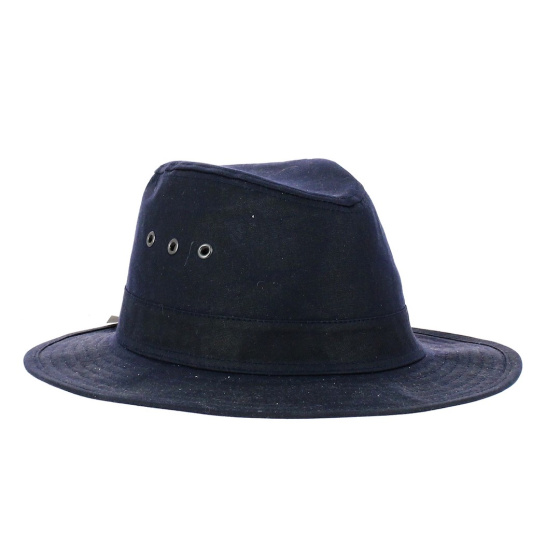Chapeau Coton Huilé Sologne Marine