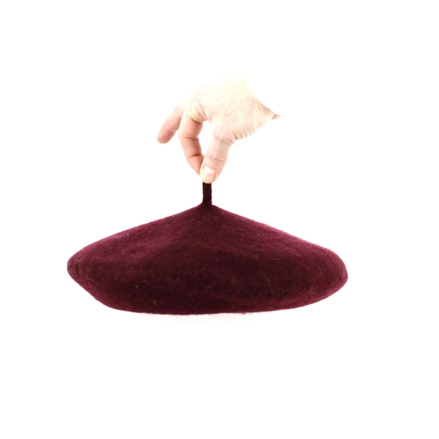 Béret Laine Bordeaux - Traclet Reference : 21518 | Chapellerie Traclet
