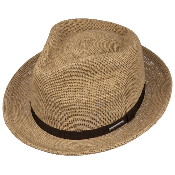 Chapeau Trilby Fremont  Paille - Stetson Chapeau Trilby Fremont  Paille - Stetson