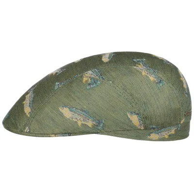 Norfolk Cotton UPF40+ Flat Cap - Stetson   Reference: 21529| Traclet Hat Shop