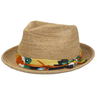 Chapeau Trilby Glendale Paille - Stetson Reference : 21530| Chapellerie Traclet